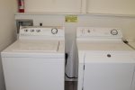 Washer and Dryer in Heated Garage